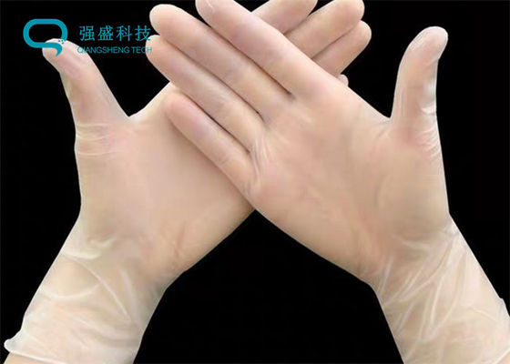 PVC Clean Room Gloves Dust Free Silicon Free Anti Static