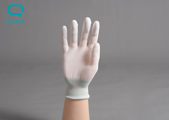 PU Dispensing Nylon Anti Static Gloves For Clean Room