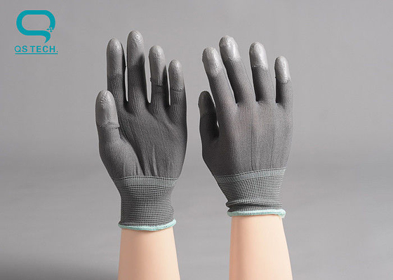 PU Dispensing Nylon Anti Static Gloves For Clean Room