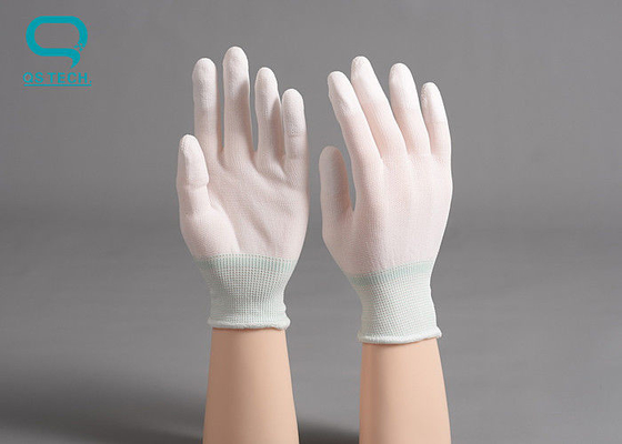 PU Dispensing Nylon Anti Static Gloves For Clean Room