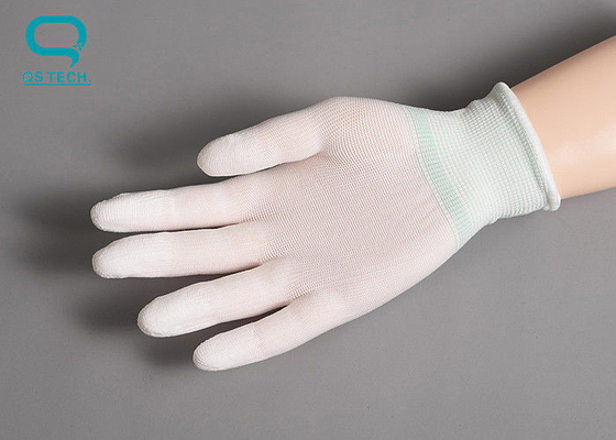 PU Dispensing Nylon Anti Static Gloves For Clean Room