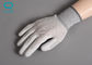 XS-XXL Size PU Palm Coated ESD Nylon Gloves With Great Dexterity